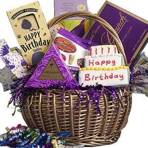 Birthday Surprise Gourmet Gift Basket   Large  Grocery 