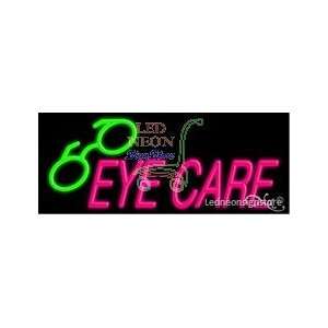  Eye Care Logo Neon Sign 13 Tall x 32 Wide x 3 Deep 