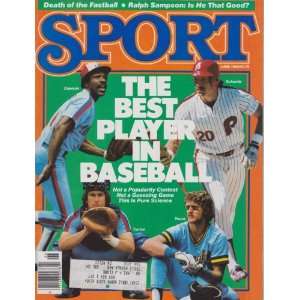  Mike Schmidt (Sport Magazine) (June 1983) (Andre Dawson 