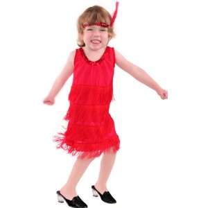  Red Flapper Dress Childs Costume Toys & Games