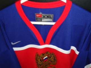 CCCP RUSSIA SOVIET USSR HOCKEY JERSEY NIKE MENS 2XL  