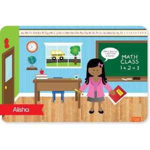   & Spark Laminated Placemats   Learning Time (African American Girl