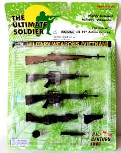 US Military Machine Gun Vietnam Ultimate Soldier Action Figurines 