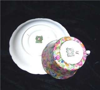 RARE ANEMONE CHINTZ CUP AND SAUCER VINTAGE  