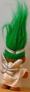 Vntg NWT ANGEL Ornament RUSS TROLL w.GREEN HAIR 3 $4.5  