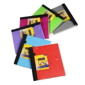  6 Mead College Rule 5 Subject Notebooks Various Colors 