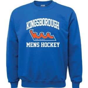 Kingsborough Community College Wave Royal Blue Youth Mens Hockey Arch 