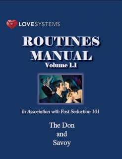  & NOBLE  Love Systems Routines Manual, Vol. 1 by Nick Savoy, Love 