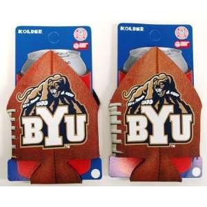   BYU COUGARS FOOTBALL CAN COOLIE KOOZIES NEW
