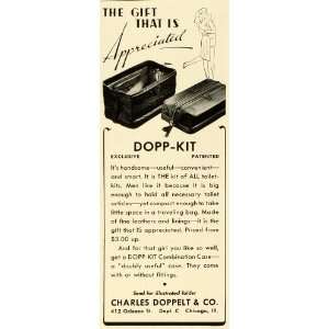  Dopp Kit Toiletries Mens Shaving Toiletry Carrying Case   Original 