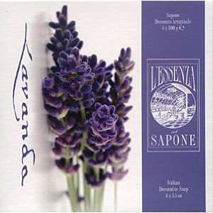  Athenas LEssenza del Sapone Lavanda Lavender Soap Set 