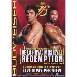 Oscar De La Hoya vs Shane Mosley by Unknown 11x17