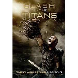Clash of the Titans, c.2010   style B HIGH QUALITY MUSEUM WRAP CANVAS 