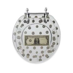  Pay Day Acrylic Money Toilet Seat