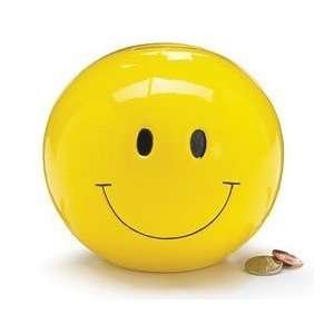  Smiley/Happy Face Piggy Bank Collectible Bank Great Gift 