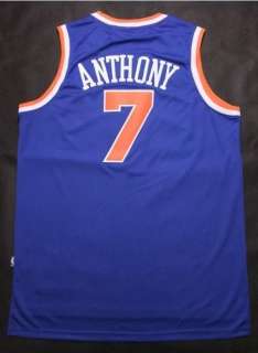 Carmelo Anthony New York Knicks #7 Classics swingman Jersey Blue 