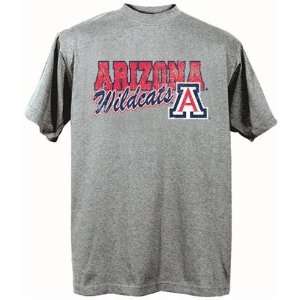  Arizona Wildcats UA NCAA Dark Ash Short Sleeve T Shirt 