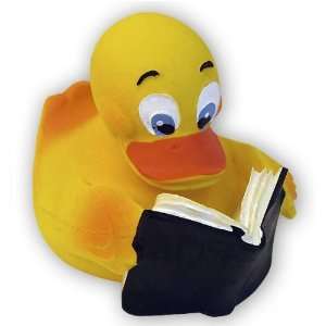  Rubber Duckie   Bookworm Duck (Size 3 x 2) Toys 