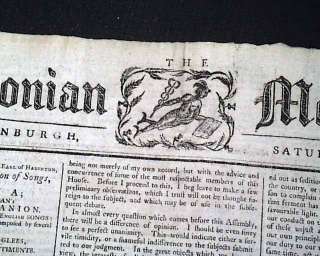 AMERICAN Reunite w/ England Revolutionary War 1779 Newspaper  