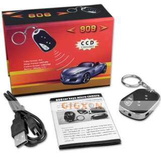 Wholesale 909 CAR REMOTE KEY Mini SPY HIDDEN DVR MICRO CAMERA DV