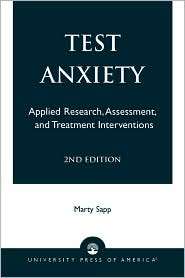 Test Anxiety, (0761813861), Marty Sapp, Textbooks   