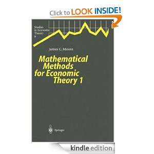   for Economic Theory 1 v. 1 James C. Moore  Kindle Store
