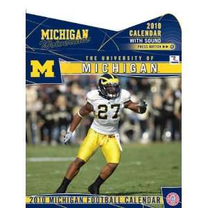  Michigan Wolverines 2010 12x12 Wall Calendar with Sound 