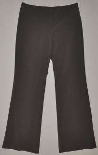 NEW YORK & COMPANY Womens brown stretch flare leg dress pants 2 