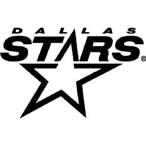  DALLAS STARS LOGO NHL WHITE DECAL VINYL STICKER 