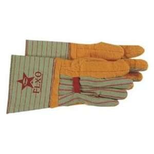 Boss 1BC0666 Golden Brown Double Palm Turtleneck Flxo Chore Gloves (12 