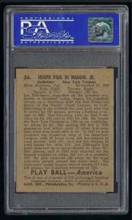 1939 Play Ball Joe DiMaggio #26 PSA 5 EX (PWCC)  