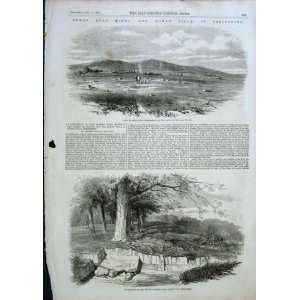  Roman Lead Mines & Villa Shropshire 1856 Antique Print 
