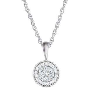  Splendor in the Round Diamond Pendant Jewelry