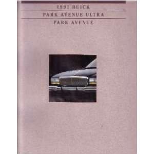  1991 BUICK PARK AVENUE Sales Brochure Literature Book 