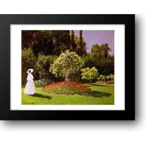  Jeanne Marie Lecadre in the Garden, 1866 28x22 Framed Art 