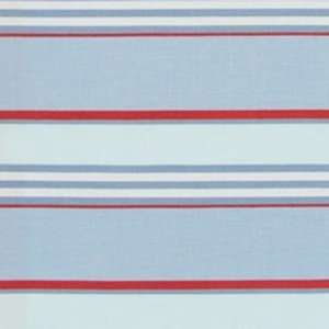  blue and red club stripe fabric by serena & lily 110 