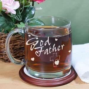  Engraved Godfather Glass Mug