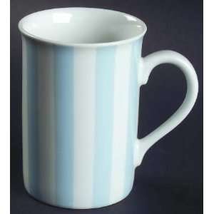  Marc Blackwell Awnings Stripe Morning Sky Blue Mug, Fine 