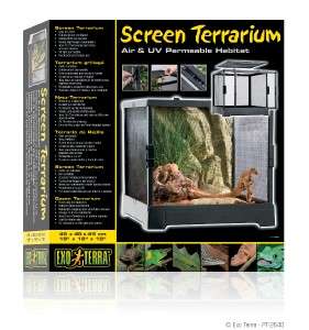 Exo Terra Screen Terrarium 18x18x18 Reptile Cage PT2640  