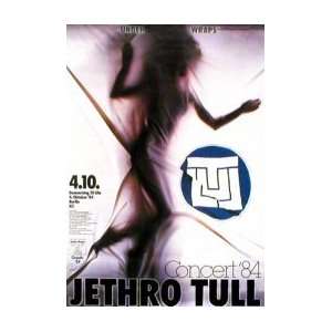  JETHRO TULL Under Wraps Concert 1984 Music Poster: Home 