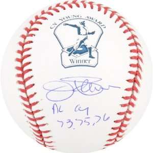  Jim Palmer Autographed Baseball  Details Cy Young Logo 
