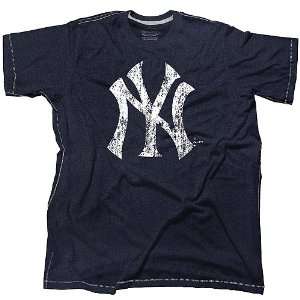  New York Yankees Contrast Stitch Triblend T Shirt by 