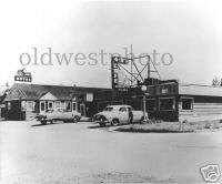DEER LODGE MONTANA 4Bs CAFE FROM PRISON 1950 PHOTO  