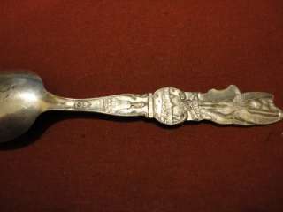 Sterling Silver St. Louis 1904 Worlds Fair Souvenir Spoon 27 grams 