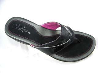 Gently Worn $145 Cole Haan Air Ariana Thong Wedge Sandals Womens size 