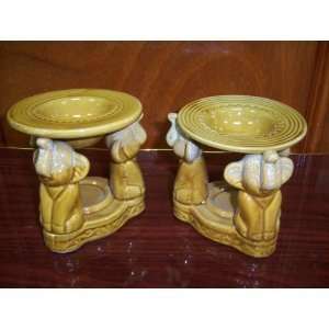  3 Elephants Style Ceramic Oil Burner and Aroma Diffusers 