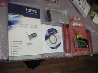 PROMISE SATA300 TX2 Plus 2 Port SATA PCI Adapter   NEW  
