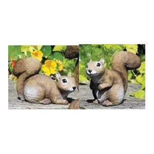  Heritage Squirrel Baby Assortment Lawn Ornament: Home 