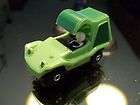 Aurora T Jet AFX Tyco Sand Van with nice Open Rivet Running Chassis