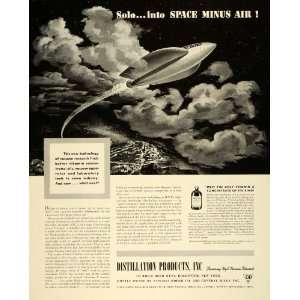 1941 Ad Distillation Products Inc Distilled Vitamin A Space Future 